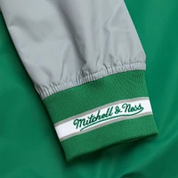 Men's Mitchell & Ness Reggie White Kelly Green Philadelphia Eagles Retired Player Graphic Full-Zip Satin Jacket