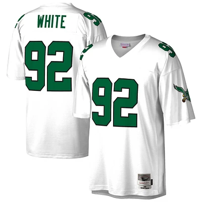 Mitchell & Ness Reggie pour homme blanc Green Bay Packers joueur à la retraite - Réplique de maillot
