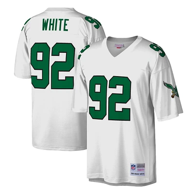 Maillot pour hommes Mitchell & Ness Reggie blanc réplique Legacy des Eagles de Philadelphie