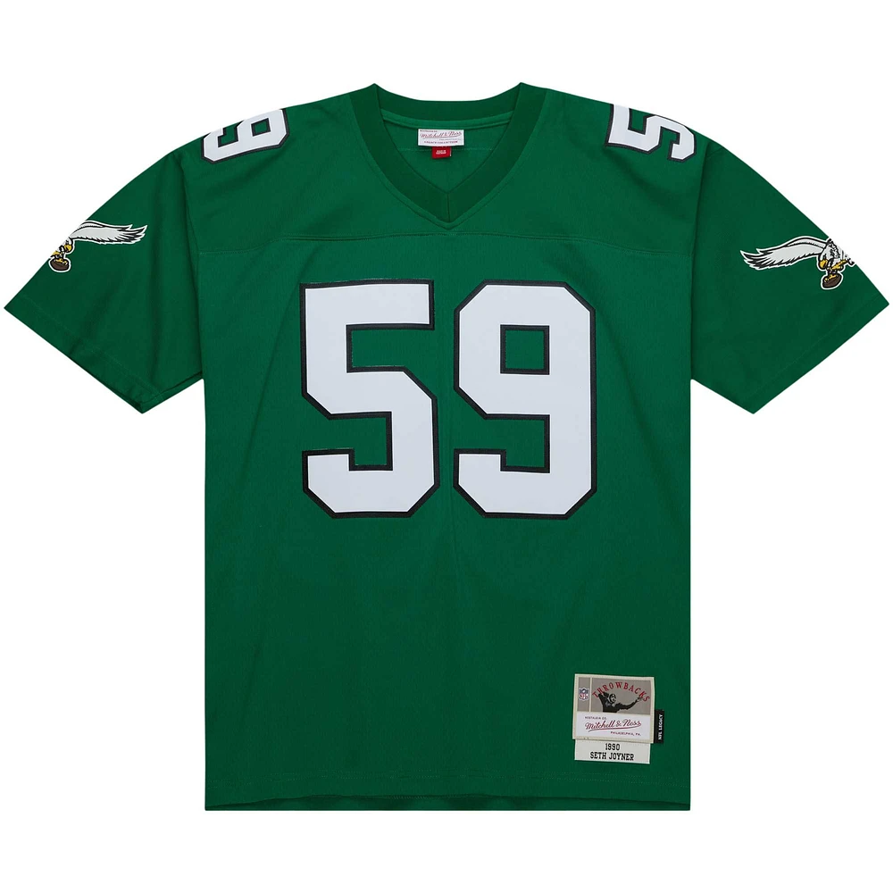 Men's Mitchell & Ness Seth Joyner Kelly Green Philadelphia Eagles Legacy Replica Jersey