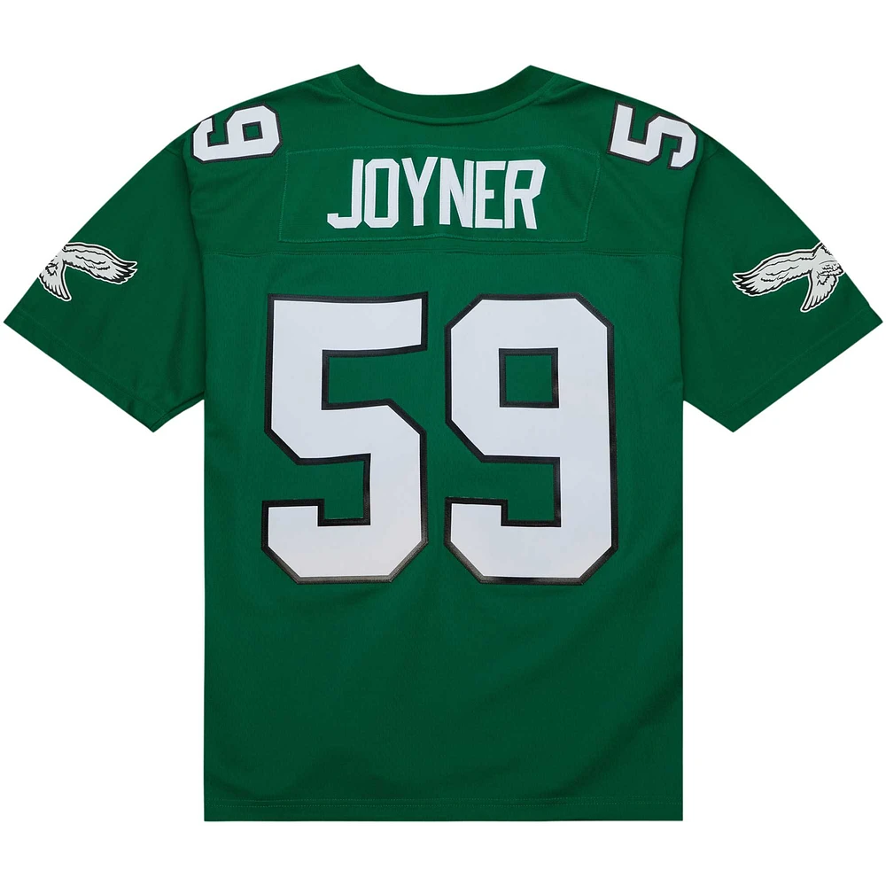 Men's Mitchell & Ness Seth Joyner Kelly Green Philadelphia Eagles Legacy Replica Jersey