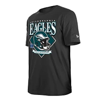 Men's New Era Black Philadelphia Eagles Team Logo T-Shirt