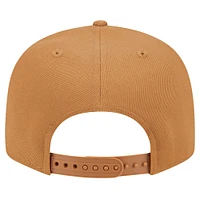 Men's New Era Brown Philadelphia Eagles Color Pack 9FIFTY Snapback Hat
