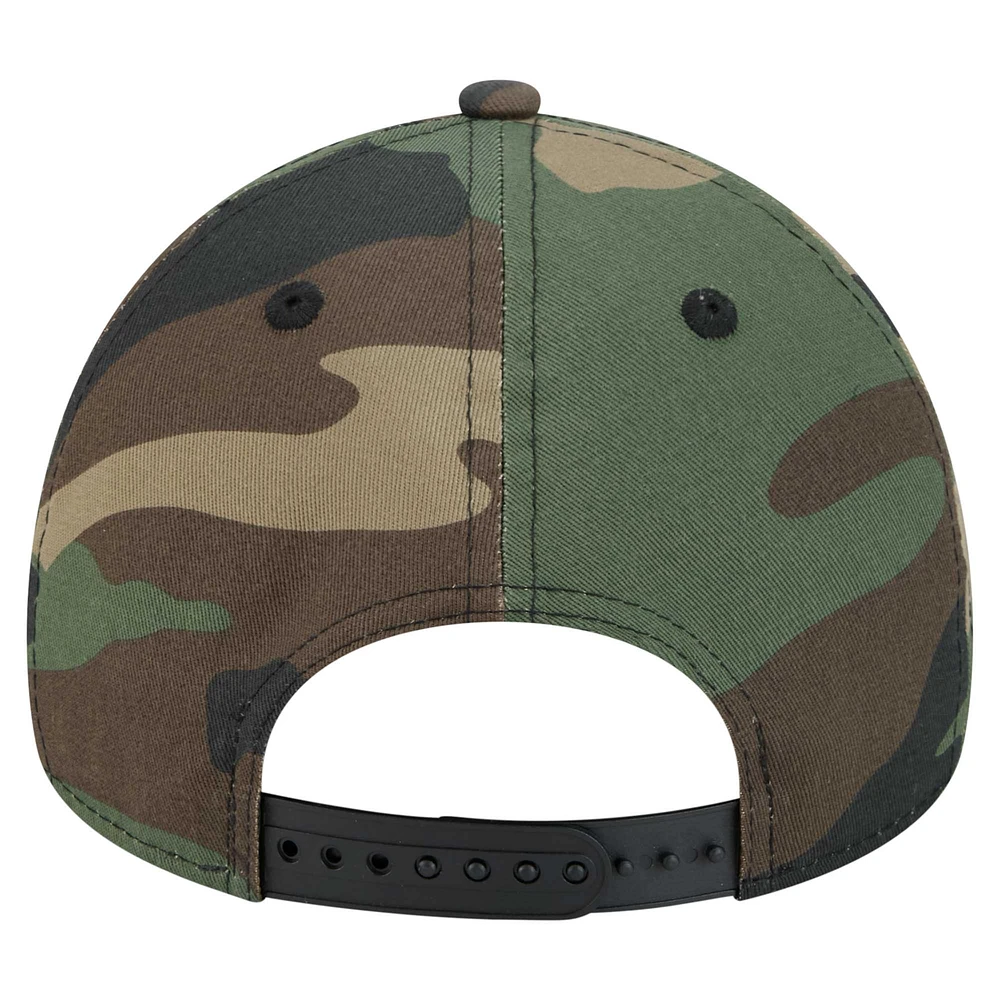Men's New Era Camo Philadelphia Eagles Mystic Camo A-Frame 9FORTY Adjustable Hat