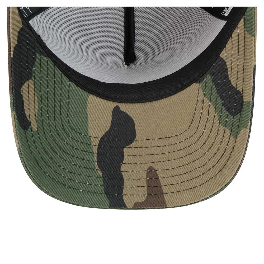 Men's New Era Camo Philadelphia Eagles Mystic Camo A-Frame 9FORTY Adjustable Hat