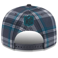 Men's New Era Gray Philadelphia Eagles 2024 Sideline Statement 9FIFTY Snapback Hat