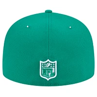 Men's New Era Kelly Green Philadelphia Eagles Checkered 59FIFTY Fitted Hat