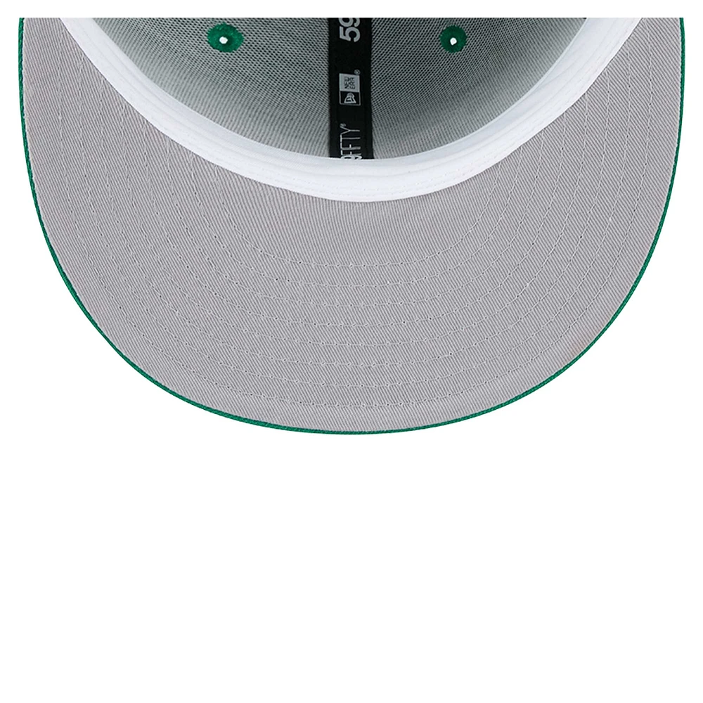 Men's New Era Kelly Green Philadelphia Eagles Main 59FIFTY Fitted Hat