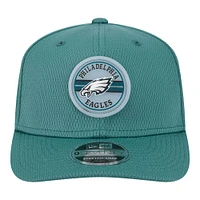 Men's New Era Midnight Green Philadelphia Eagles Adventure Patched 9SEVENTY Stretch-Snap Adjustable Hat