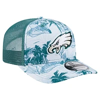 Men's New Era Midnight Green Philadelphia Eagles Hula Trucker 9SEVENTY Adjustable Hat