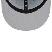 Men's New Era Midnight Green Philadelphia Eagles Main Trucker 9FIFTY Snapback Hat