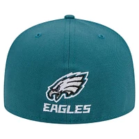 Men's New Era Midnight Green Philadelphia Eagles Ransom 59FIFTY Fitted Hat