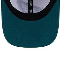 Casquette flexible 39THIRTY New Era pour hommes, blanc/vert minuit, Philadelphia Eagles 2024 NFL Training Camp