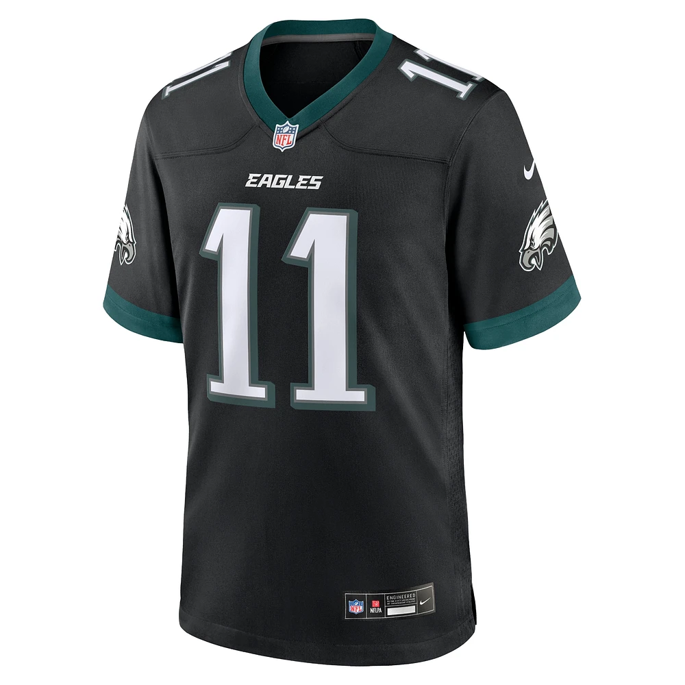 Men's Nike A.J. Brown Black Philadelphia Eagles Alternate Game Jersey