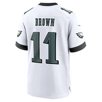Men's Nike A.J. Brown White Philadelphia Eagles Game Jersey