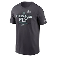 Men's Nike  Anthracite Philadelphia Eagles Super Bowl LIX Local T-Shirt