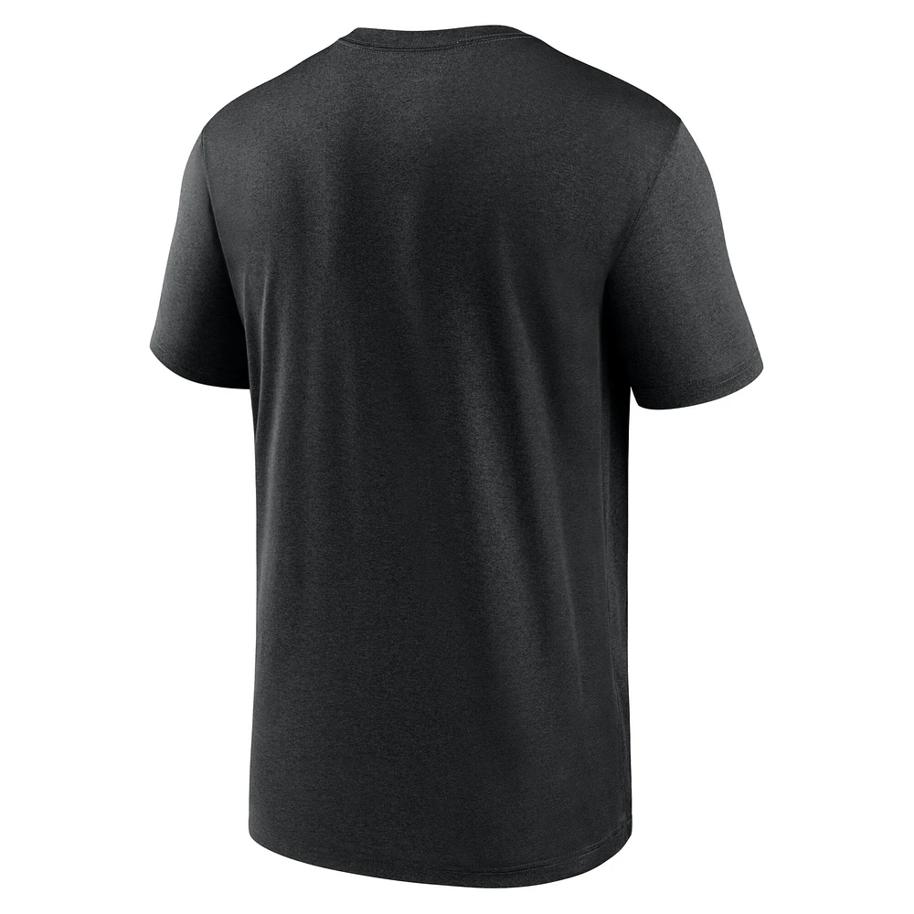 Men's Nike  Black Philadelphia Eagles 2024 NFC Champions Legend T-Shirt