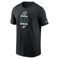 Men's Nike Black Philadelphia Eagles 2024 NFL Playoffs T-Shirt