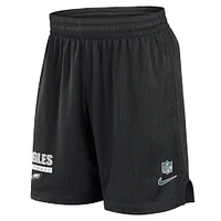 Men's Nike Black Philadelphia Eagles 2024 Sideline Performance Mesh Shorts