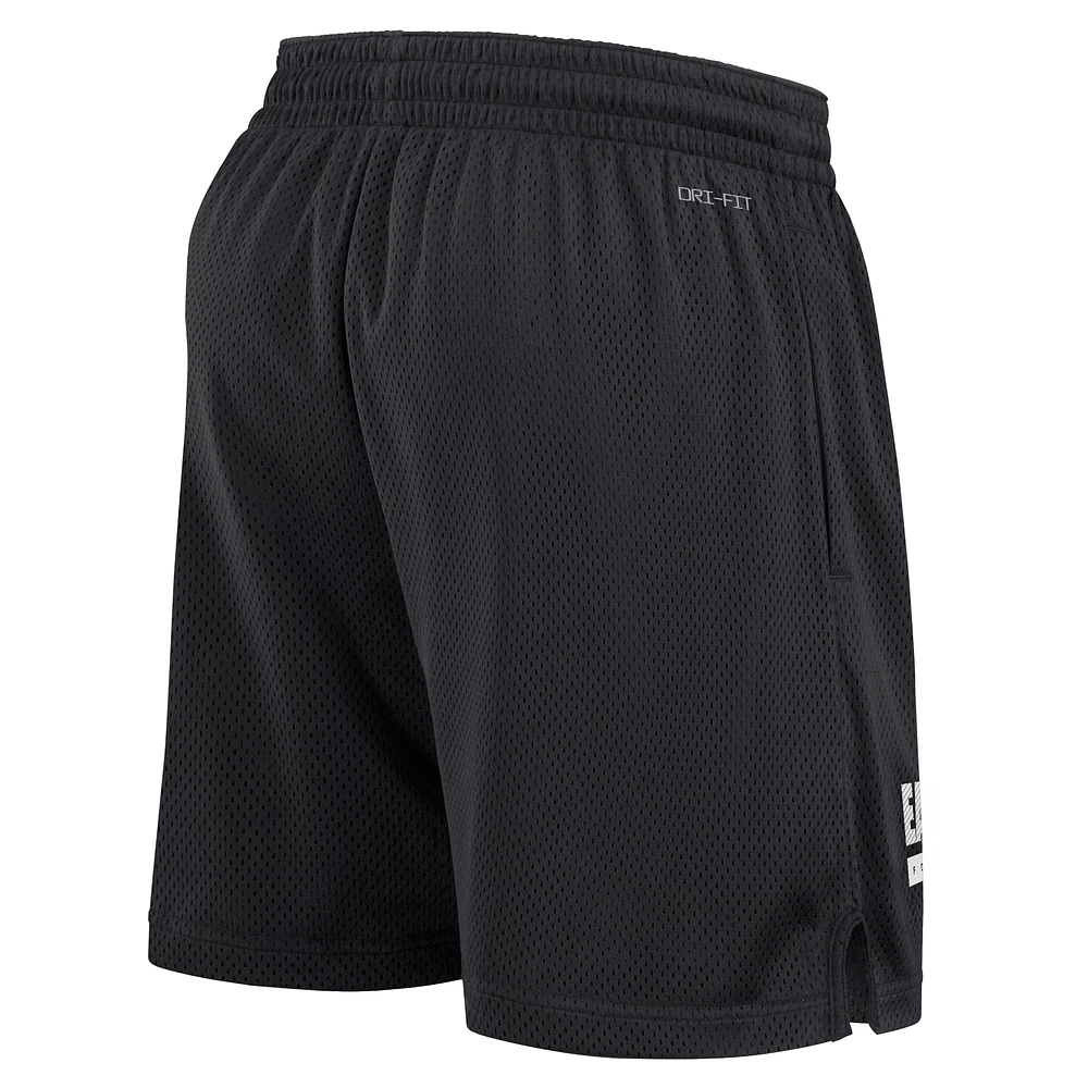 Men's Nike Black Philadelphia Eagles 2024 Sideline Performance Mesh Shorts