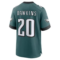 Men's Nike Brian Dawkins Midnight Green Philadelphia Eagles Team Game Jersey
