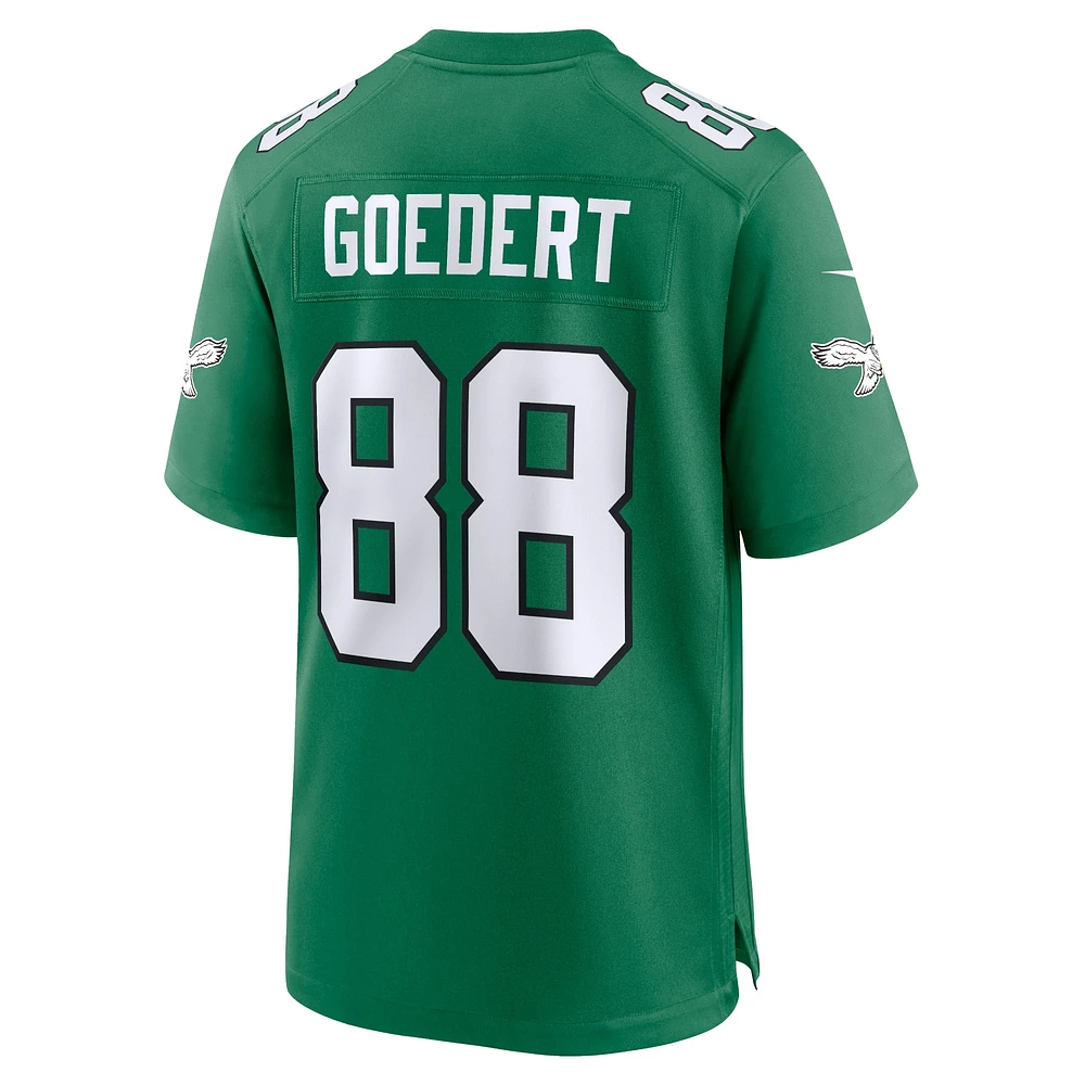 Men's Nike Dallas Goedert Kelly Green Philadelphia Eagles Alternate Game Player Jersey