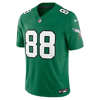 Men's Nike Dallas Goedert Kelly Green Philadelphia Eagles Vapor F.U.S.E. Limited Jersey