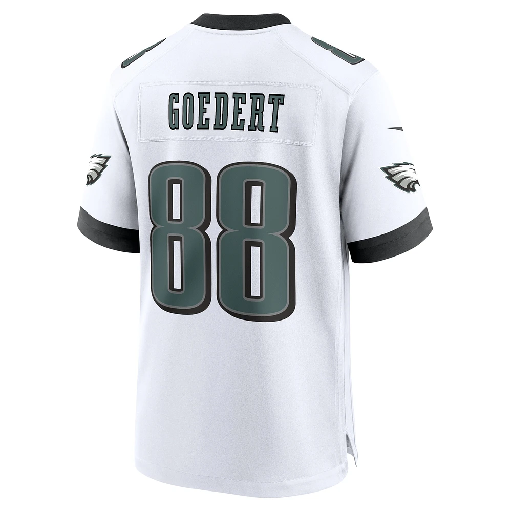 Men's Nike Dallas Goedert White Philadelphia Eagles Game Jersey