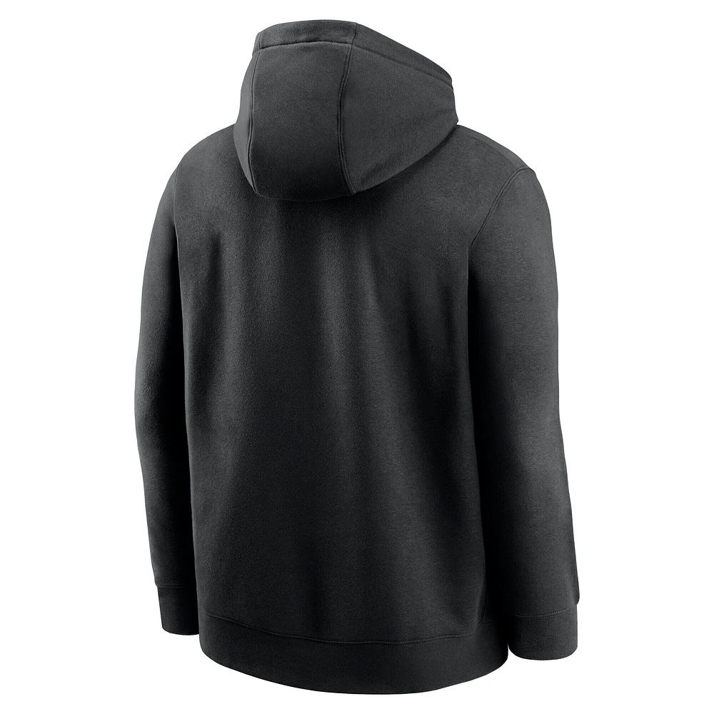 Men's Nike  Heather Charcoal Philadelphia Eagles Super Bowl LIX Fleece Pullover Hoodie