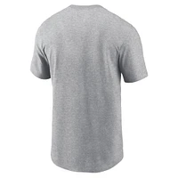 Men's Nike  Heather Gray Philadelphia Eagles 2024 NFC Champions Locker Room Trophy Collection T-Shirt