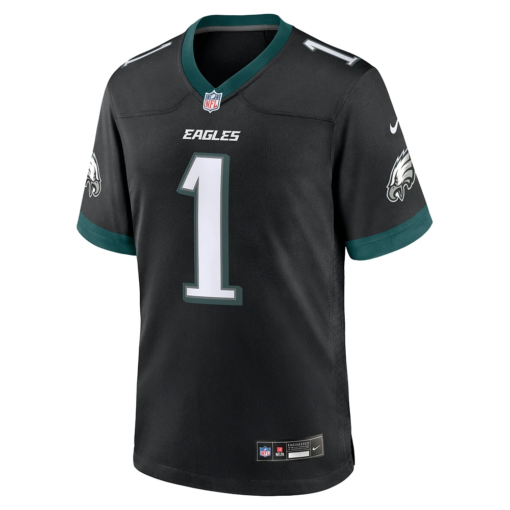 Men's Nike Jalen Hurts Black Philadelphia Eagles Alternate Game Jersey