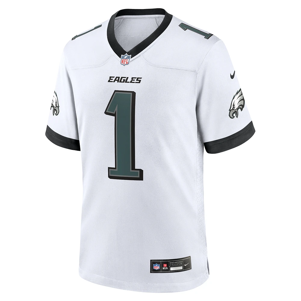 Men's Nike Jalen Hurts White Philadelphia Eagles Game Jersey