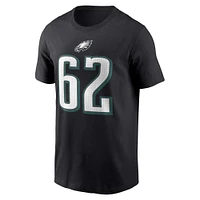 Men's Nike Jason Kelce  Black Philadelphia Eagles Player Name & Number T-Shirt