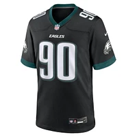 Men's Nike Jordan Davis Black Philadelphia Eagles Alternate Game Jersey