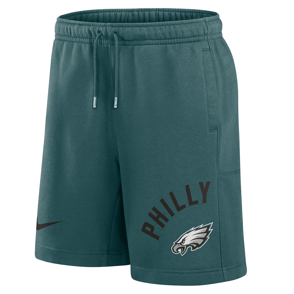 Men's Nike Midnight Green Philadelphia Eagles Arched Kicker Shorts