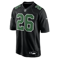 Men's Nike Saquon Barkley Carbon Black/Kelly Green Philadelphia Eagles  Fashion Game Jersey