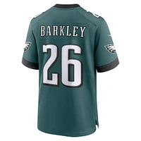 Men's Nike Saquon Barkley Midnight Green Philadelphia Eagles Game Player Jersey