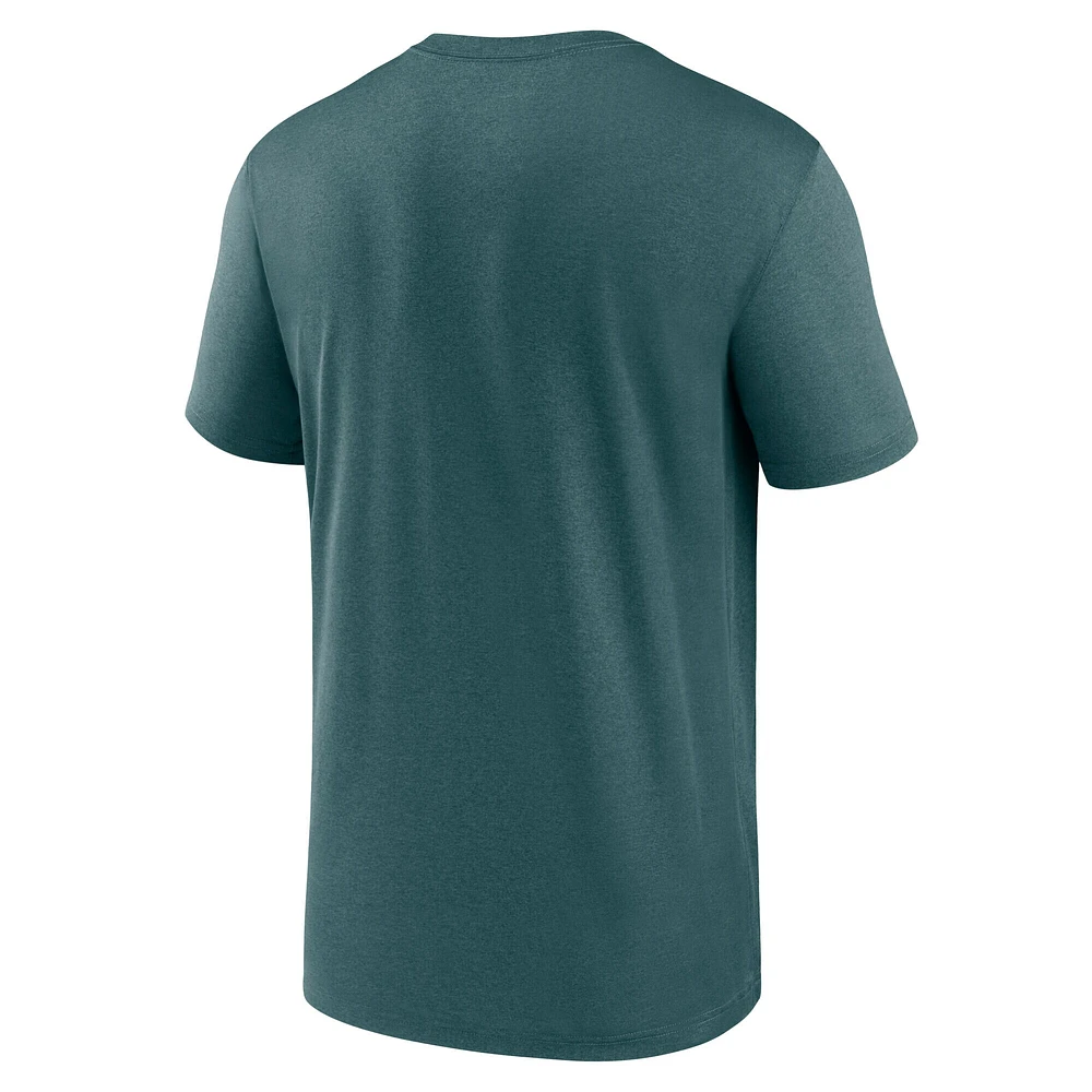 Men's  Nike Teal Philadelphia Eagles Big & Tall Blitz Legend Icon T-Shirt