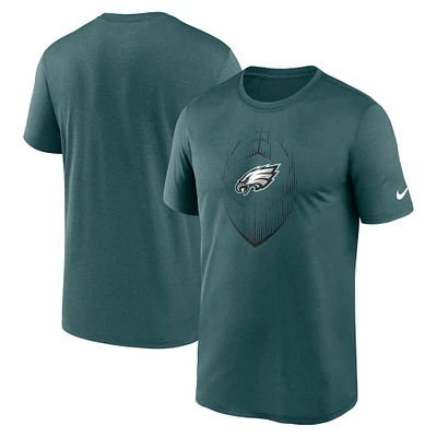 Men's  Nike Teal Philadelphia Eagles Big & Tall Blitz Legend Icon T-Shirt