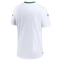 Men's Nike White Philadelphia Eagles Sideline Coaches Alternate Performance T-Shirt