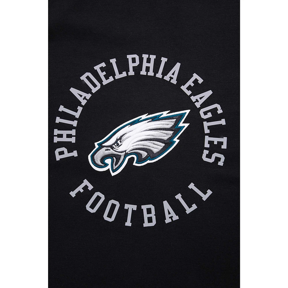 Men's Pro Standard Black Philadelphia Eagles Hybrid T-Shirt