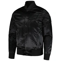 Men's Pro Standard Jalen Hurts Black Philadelphia Eagles Player Full-Snap Jacket