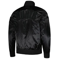 Men's Pro Standard Jalen Hurts Black Philadelphia Eagles Player Full-Snap Jacket