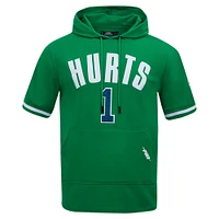 Men's Pro Standard Jalen Hurts Kelly Green Philadelphia Eagles Player Name & Number Hoodie T-Shirt