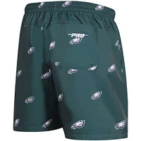 Men's Pro Standard Midnight Green Philadelphia Eagles Allover Print Mini Logo Shorts