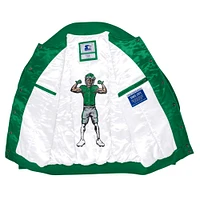 Men's Starter Kelly Green Philadelphia Eagles Exclusive Satin Full-Snap Varsity Jacket