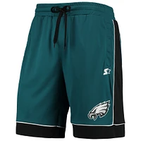 Men's Starter Midnight Green/Black Philadelphia Eagles Fan Favorite Fashion Shorts