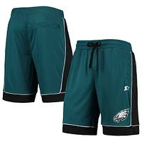 Men's Starter Midnight Green/Black Philadelphia Eagles Fan Favorite Fashion Shorts