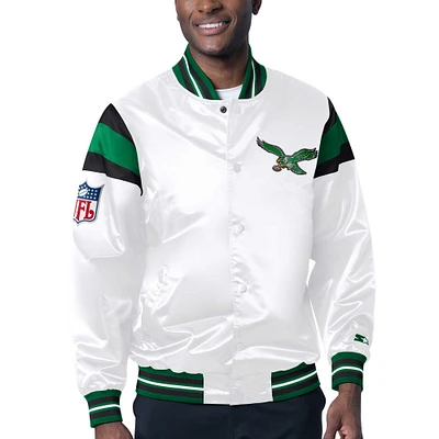 V114037 EAG NSS SP24 NFL Veste en satin de démarrage pour hommes (SMU) Logos rétro JACMENC LS40W474 # 4