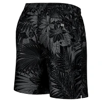 Men's Tommy Bahama Black Philadelphia Eagles Santiago Palms Board Shorts